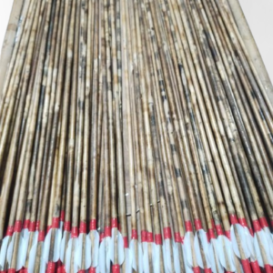 Bamboo arrows - with fletches, nocks and point